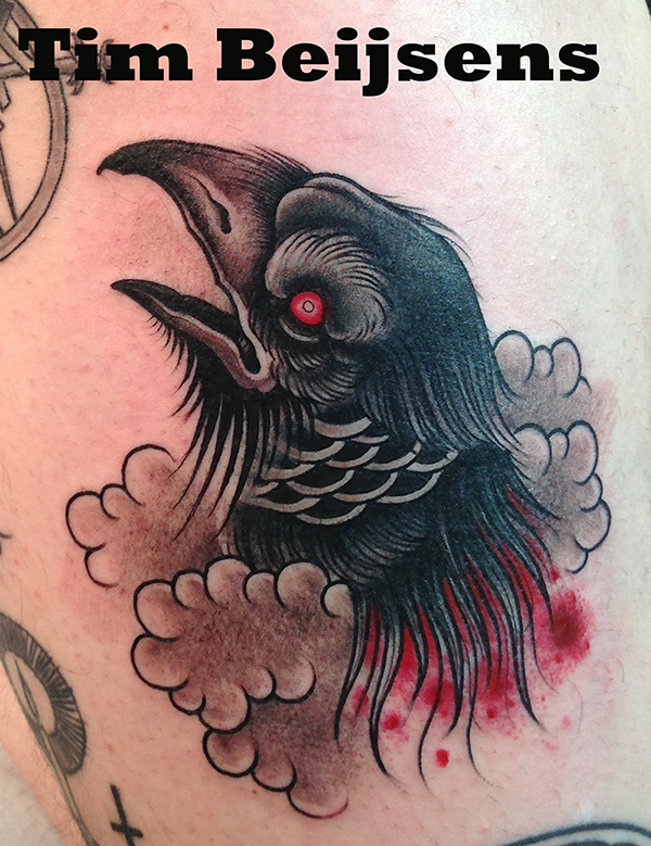 Voici le 1er tatouage de Tim Beijsens réalisé à Kustom Tattoo